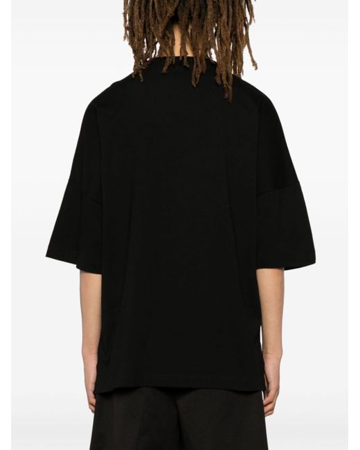 Alexander McQueen Black Skull-print Cotton T-shirt for men