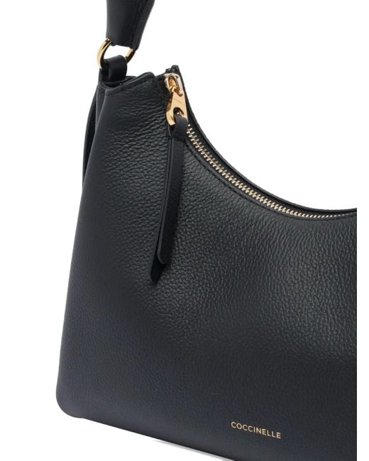 Borsa A Spalla Con Manico Intrecciato di Coccinelle in Black