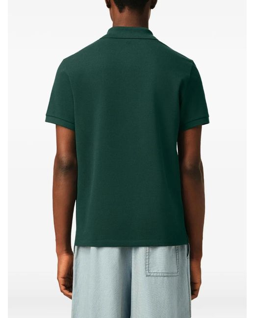 AMI Green Cotton Polo for men