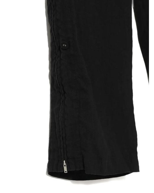 Undercover Black Straight-Leg Trousers for men