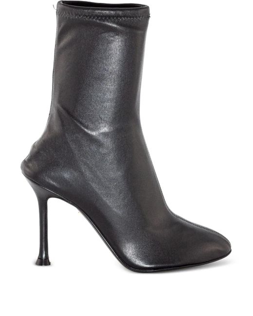 ALEVI Gray 80Mm Slip-On Leather Boots