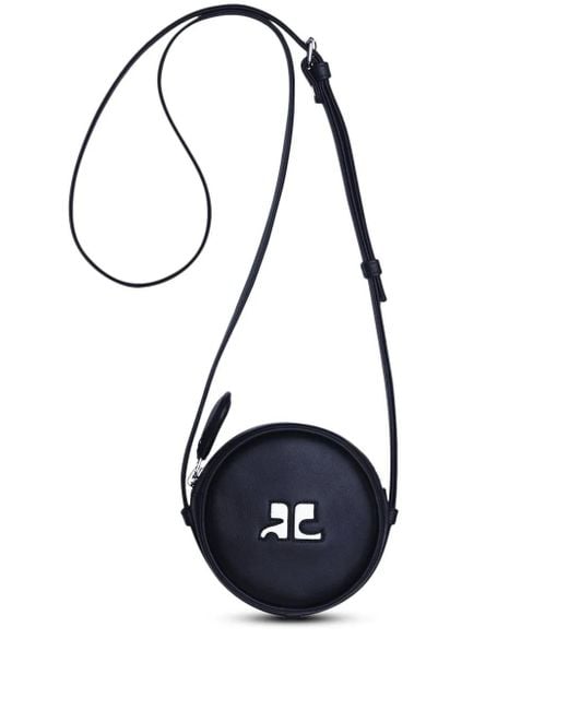 Courreges White Small Reedition Circle Bag