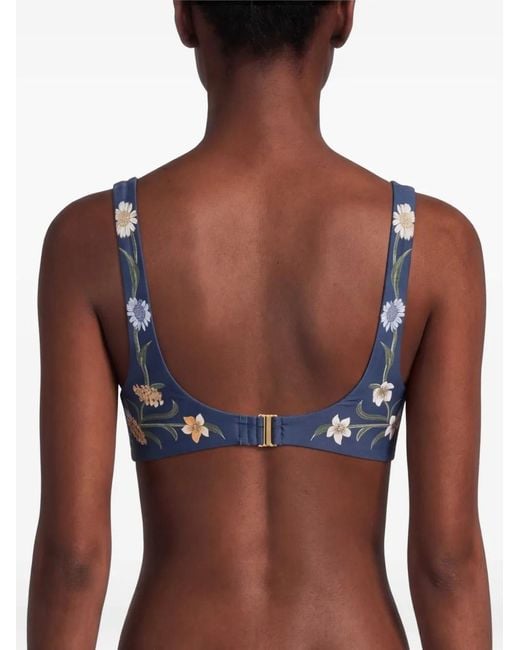 Agua Bendita Blue Zucchini Laguna Bikini Top