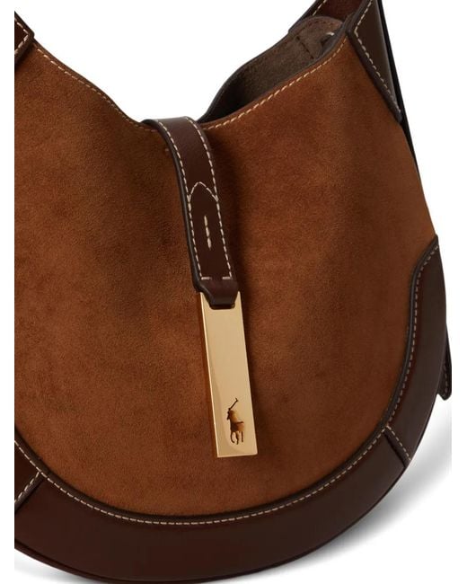 Polo Ralph Lauren Brown Polo Id Shoulder Bag