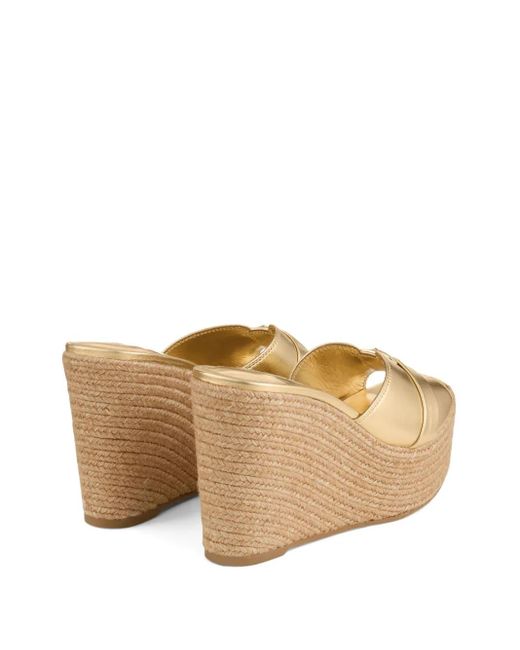 Jimmy Choo Natural 100Mm Leda Mules