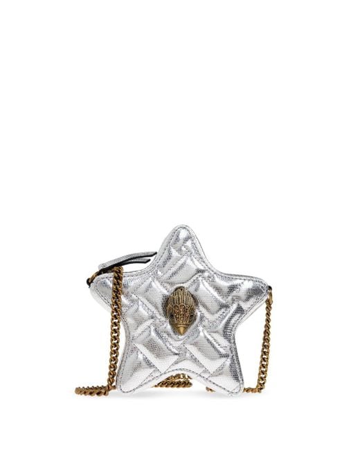 Kurt Geiger White Kensington Star Crossbody Bag