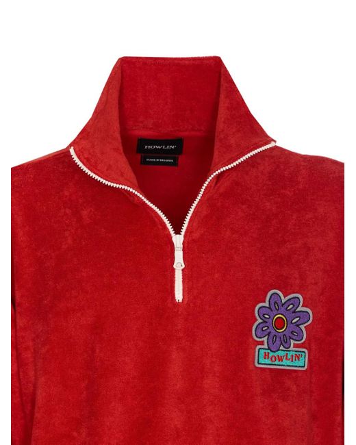 Howlin' By Morrison Pullover mit Stehkragen in Red für Herren