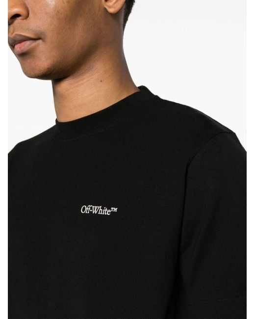 Off-White c/o Virgil Abloh T-shirt Met Pijlprint in het Black voor heren