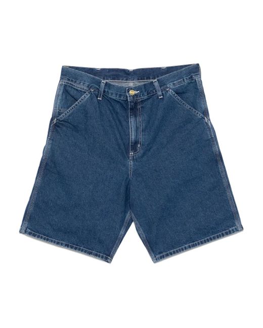 Carhartt Blue Simple Shorts for men