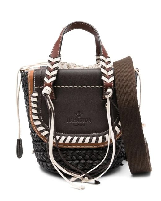 CUBA LAB Black Habanera Bucket Bag