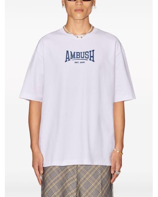 T-shirt con stampa di Ambush in White da Uomo