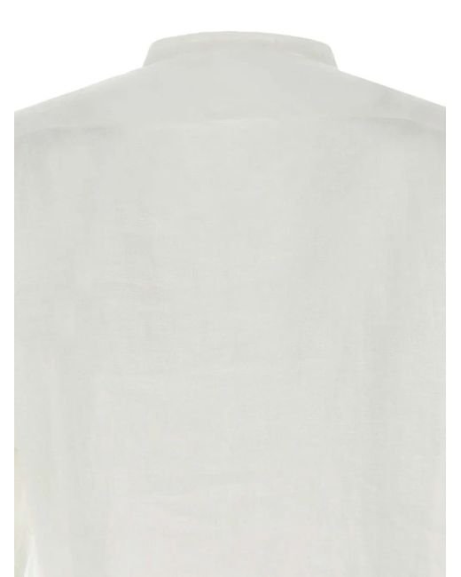 Camicia Naxos di Mc2 Saint Barth in White da Uomo
