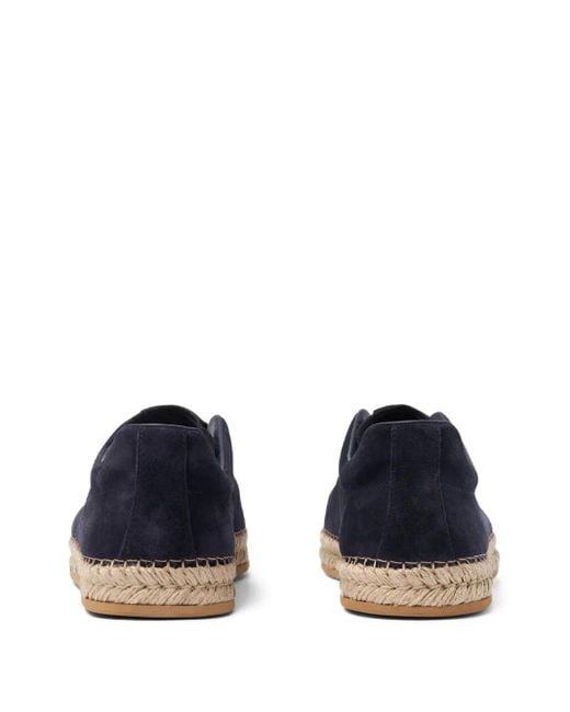 Scarosso Blue Suede Espadrilles for men