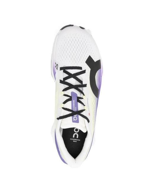 On Shoes White Cloudboom Max Sneakers for men