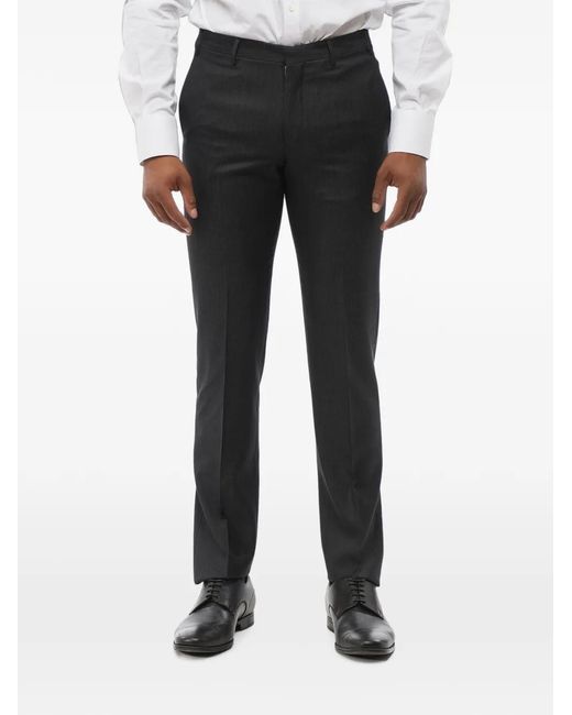 Corneliani Black Cc Collection Tailored Trousers for men