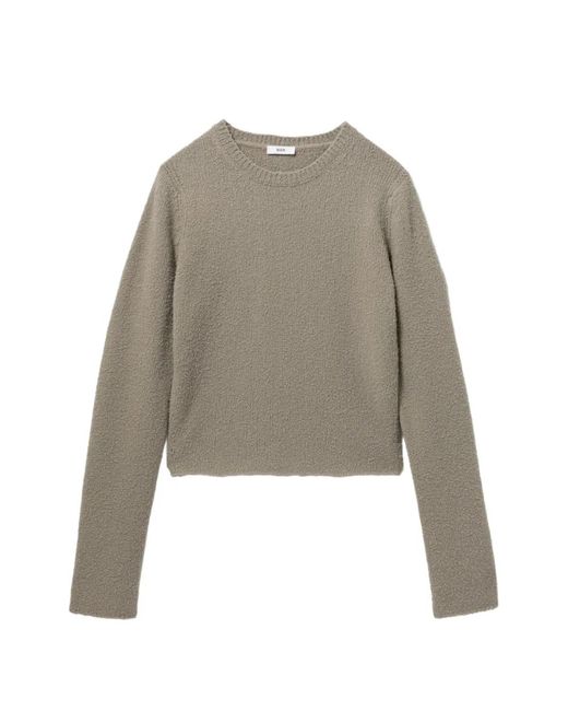 Rier Pullover Aus Bouclé in Natural für Herren