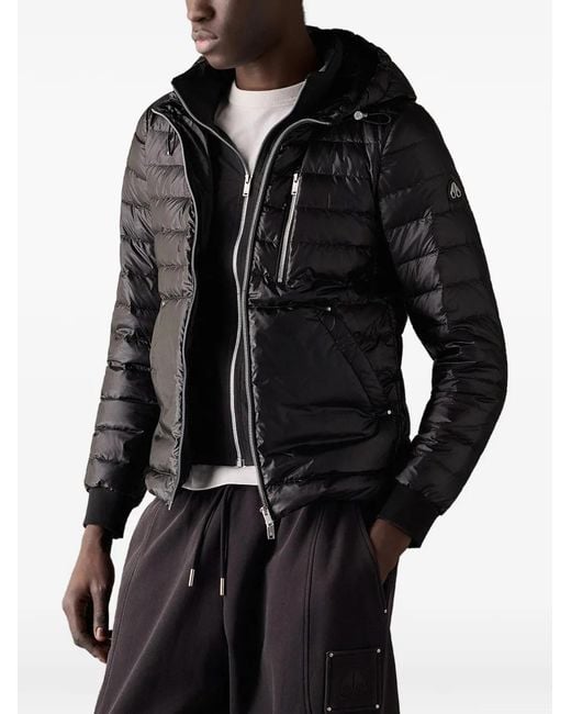 Moose Knuckles Black Doudoune Cloud Walker En Duvet for men