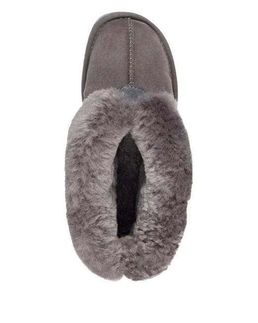 EMU Gray Suede Lined Slippers