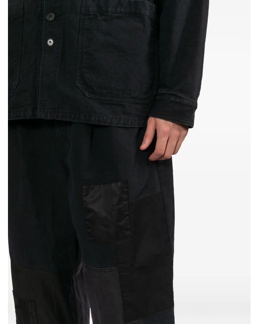 Comme des Garçons Black Patchwork Trousers for men
