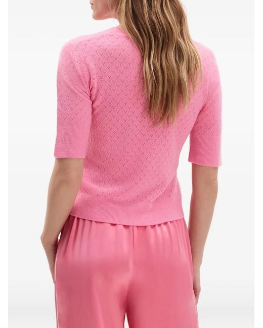 Eres Event Pyjamabroek Met Plooien in het Pink