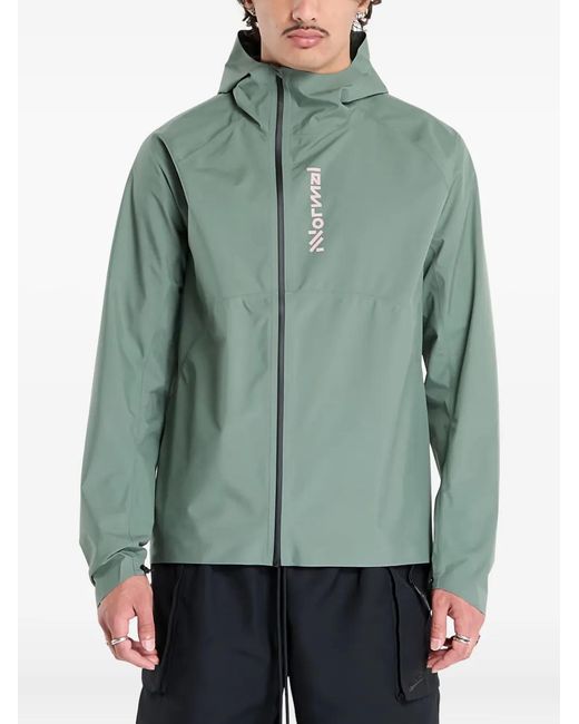 NNormal Green Zip-Fastening Sports Jacket for men