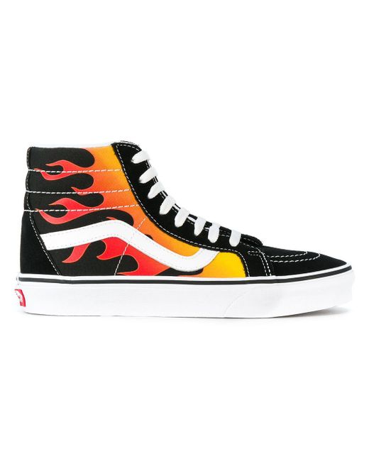 black thrasher vans