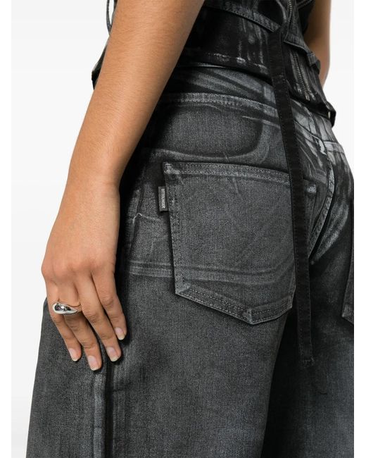OTTOLINGER Black High-Waist Wide-Leg Trousers