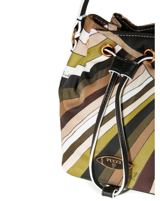 Emilio Pucci White Yummy Bucket Bag