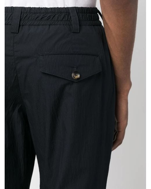 PT Torino Blue Tapered-Leg Chino Trousers for men