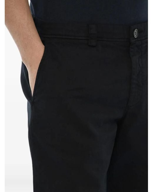 Woolrich Black Straight-Leg Stretch Trousers for men