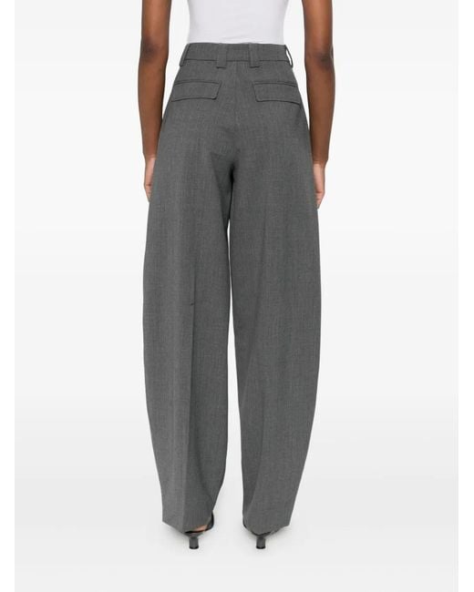 Thelatest Gray Pleated Trousers