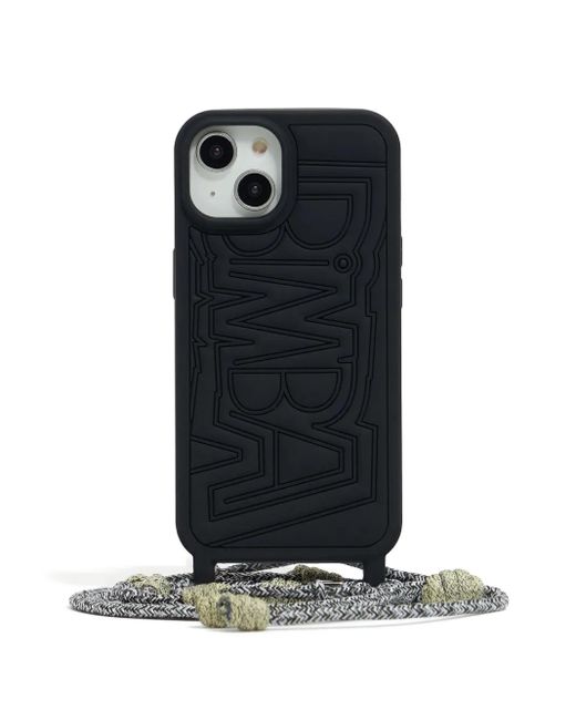 Bimba Y Lola Black Logo-Embossed Iphone 15 Case