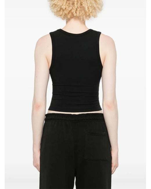 Entire studios Black Cropped Tank Top