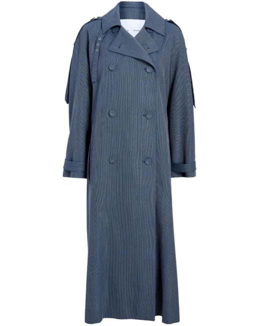 Proenza Schouler Blue Sakia Coat