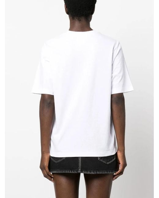DSquared² White Logo T-Shirt