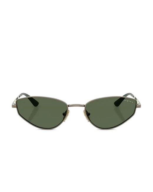 Lunettes De Soleil À Monture Géométrique Vogue Eyewear en coloris Green
