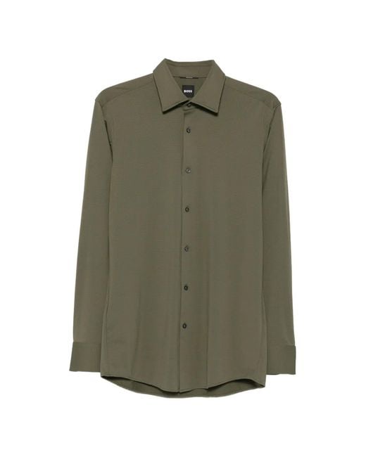 Boss Green Long-Sleeve Button-Down Shirt for men