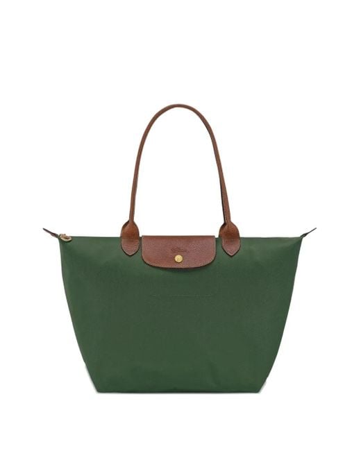 Longchamp Green Le Pliage Shoulder Bag