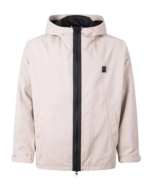 Chaqueta con capucha y cremallera HUGO de hombre de color Pink