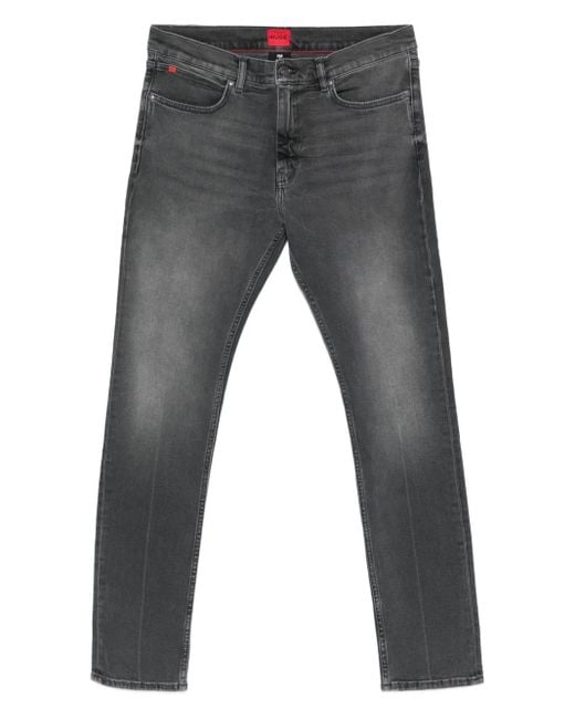 Jeans Skinny di HUGO in Gray da Uomo