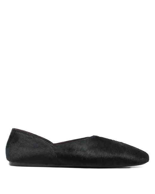 Khaite Black Jane Pointed Ballet Flat