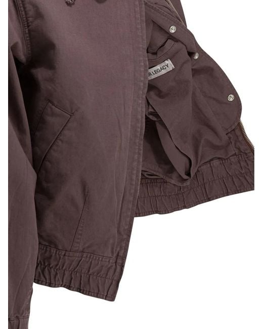 Our Legacy Brown Command Zip-Up Jacket for men