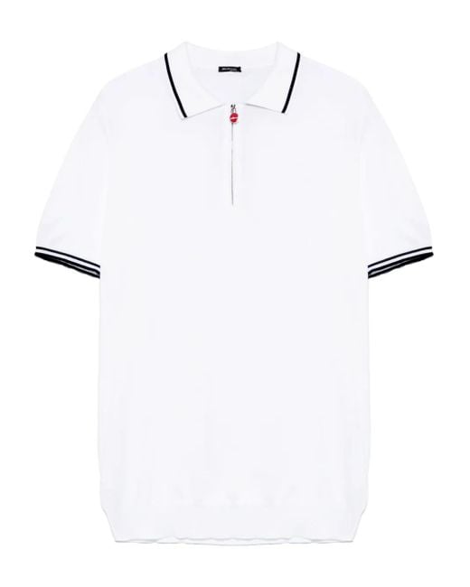 メンズ Kiton Ciro ポロシャツ White