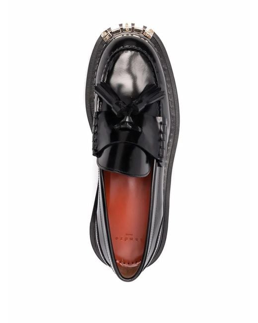 Sandro Black Iron Chunky Sole Loafers