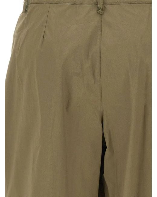 Kaos Green Pleated Shorts