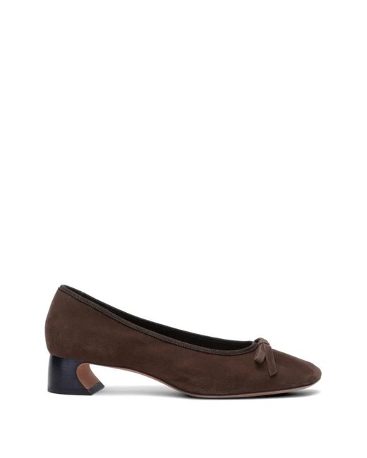 3.1 Phillip Lim Brown Id Soft Crescent-Heel Pumps