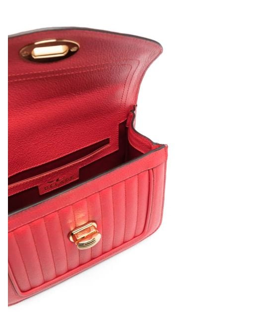 Delage Pink Mini Ginette Shoulder Bag