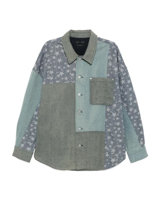 メンズ FIVE CM パッチ デニムジャケット ブルー | Lyst
