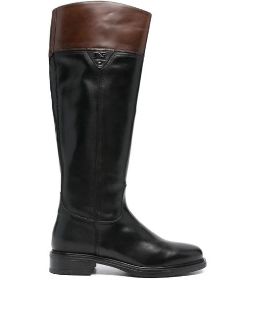 Nero Giardini レザーブーツ Black