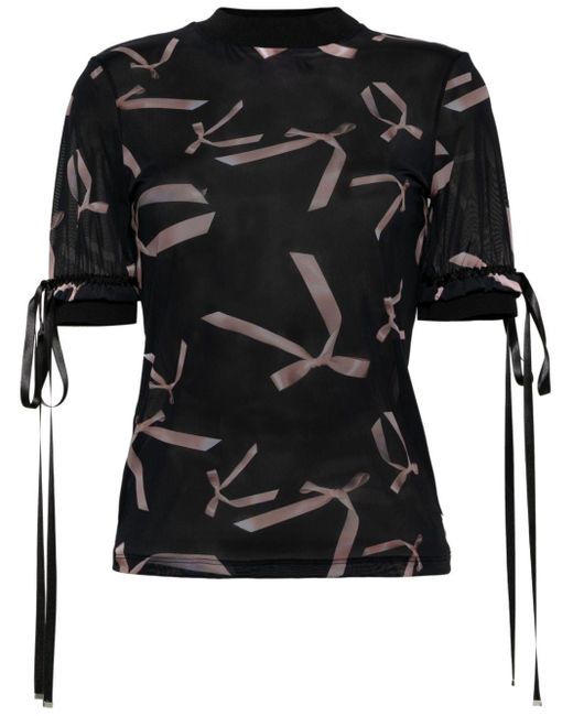 X Patrick McDowell blouse imprimée Pinko en coloris Black